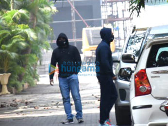 Photos: Varun Dhawan spotted outside his house leaving for Alibaug