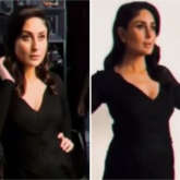 Pregnant Kareena Kapoor Khan is all about the glam in a black gown
