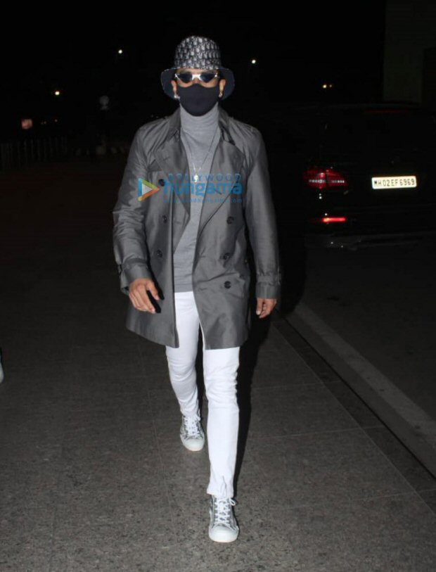 Ranveer Singh steps up his style game with a classy winter look at the airport