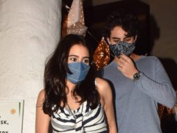 Sara Ali Khan and Ibrahim Ali Khan don aesthetic attires for their dinner