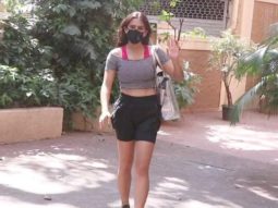 Sara Ali Khan spotted at gym in Bandra