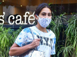 Sara Ali Khan spotted post-lunch at Farmers’ Cafe in Bandra