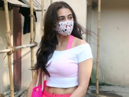 Sara Ali Khan spotted with her gym trainer Namrata Purohit in Santa Cruz
