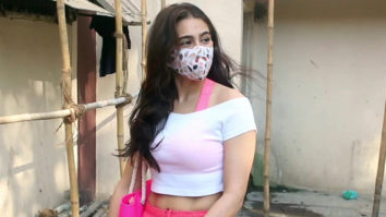 Sara Ali Khan spotted with her gym trainer Namrata Purohit in Santa Cruz