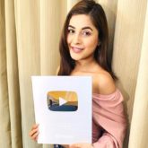 Shehnaaz Gill receives the Silver Play Button from YouTube, promises to make more entertaining content