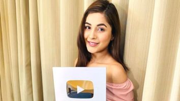 Shehnaaz Gill receives the Silver Play Button from YouTube, promises to make more entertaining content