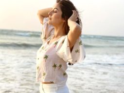 Shehnaaz Gill soaks in the sun by the sea shore in Goa