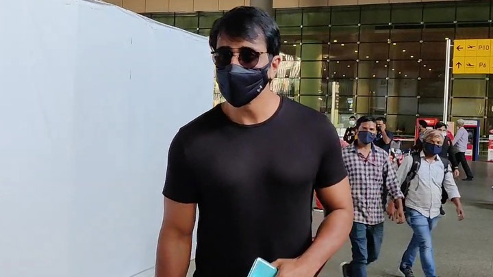 Sonu Sood spotted at Airport