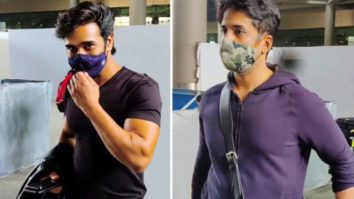 Spotted – Pulkit Samrat & Tusshar Kapoor at Airport