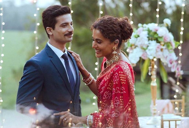 Taapsee Pannu shares first look of her and Priyanshu Painyuli from Rashmi Rocket