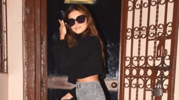 Tara Sutaria spotted at dubbing studio Bandra
