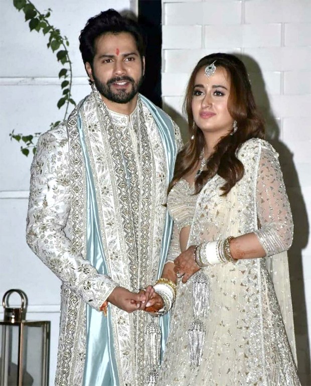 Varun Dhawan - Natasha Dalal Wedding: How the newlyweds dazzled in their traditional matching attire Varun Dhawan - Natasha Dalal Wedding: How the newlyweds dazzled in their traditional matching attire