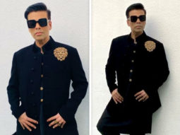 Varun Dhawan – Natasha Dalal Wedding: Karan Johar keeps it dapper in Manish Malhotra attire