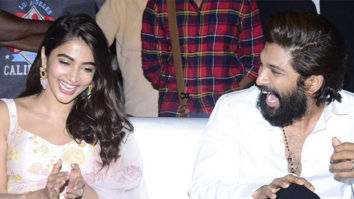 Allu Arjun shares inside pictures from the one year reunion bash of Ala Vaikunthapurramuloo; calls Pooja Hegde his good luck charm