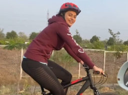 Rakul Preet Singh gives major fitness goals as she cycles for 12 km to reach the sets of MayDay; watch