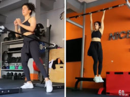 Sanya Malhotra combines her dance skills with her workout in the most fun way, watch video