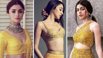 3 yellow embellished lehengas from Alia Bhatt, Kiara Advani, Alaya F’s collection to add your wedding season wardrobe