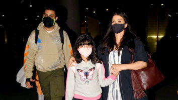 Abhishek Bachchan, Aishwarya Rai Bachchan and Aaradhya Bachchan spotted at Airport