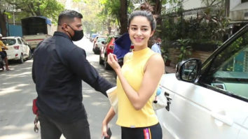 Ananya Panday spotted outside her yoga class in Khar