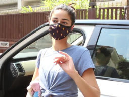 Ananya Pandey spotted outside yoga class in Bandra