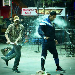 On The Sets Of The Movie Attack