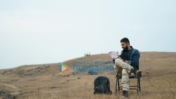 On the sets of the movie Chandigarh Kare Aashiqui