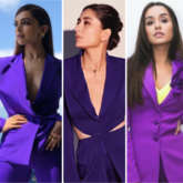 Deepika Padukone, Kareena Kapoor Khan, Rhea Chakraborty or Shraddha Kapoor – who slayed the sharp purple pantsuit?