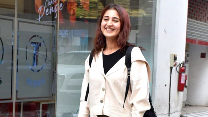 Dhvani Bhanushali spotted at T-series office in Andheri