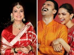 Dia Mirza’s bridal Banarasi saree is the same one that Deepika Padukone wore during Diwali 2020