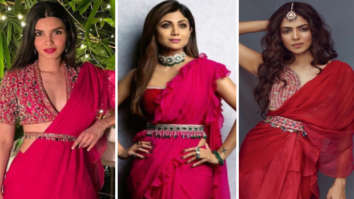 Diana Penty, Shilpa Shetty or Malavika Mohanan – who looked ravishing in fuschia Ridhi Mehra saree?