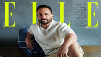 Saif Ali Khan on the cover of Elle, Feb 2021