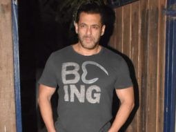 Exclusive – Salman Khan spotted at a dubbing studio in Bandra