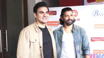 Farhan Akhtar and Arbaaz Khan spotted in Juhu