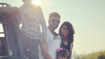 Ayushmann Khurrana, Tahira Kashyap and their kids enjoy jungle safari with kids at Kaziranga National Park