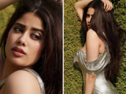 Janhvi Kapoor gives major beauty goals in shimmery glow up and silver metallic thigh-high slit gown