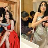 Janhvi Kapoor goes from looking a glam diva to struggling to fit in an outfit