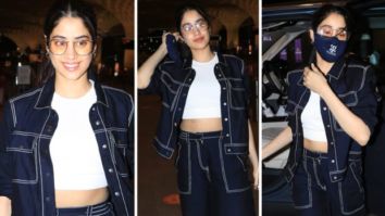 Janhvi Kapoor looks super chic and comfy in denim co-ord set at the airport