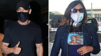 John Abraham & Richa Chaddha spotted at Airport
