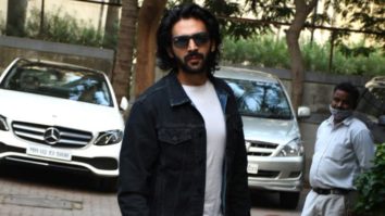 Kartik Aaryan spotted at Anand L Rai’s office in Andheri