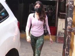 Rhea Chakraborty with brother Showik spotted at gym in Khar