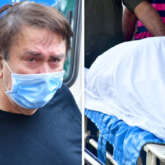 PICTURES Randhir Kapoor spotted at the hospital before arriving with Rajiv Kapoor’s mortal remains at their residence