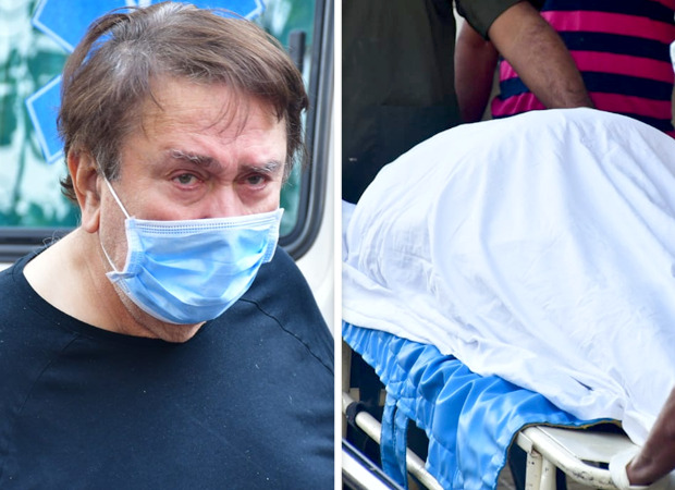 PICTURES Randhir Kapoor spotted at the hospital before arriving with Rajiv Kapoor’s mortal remains at their residence
