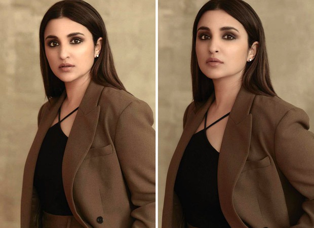Parineeti Chopra aces the power dressing in pantsuit with smokey eye glam for The Girl On The Train promotions