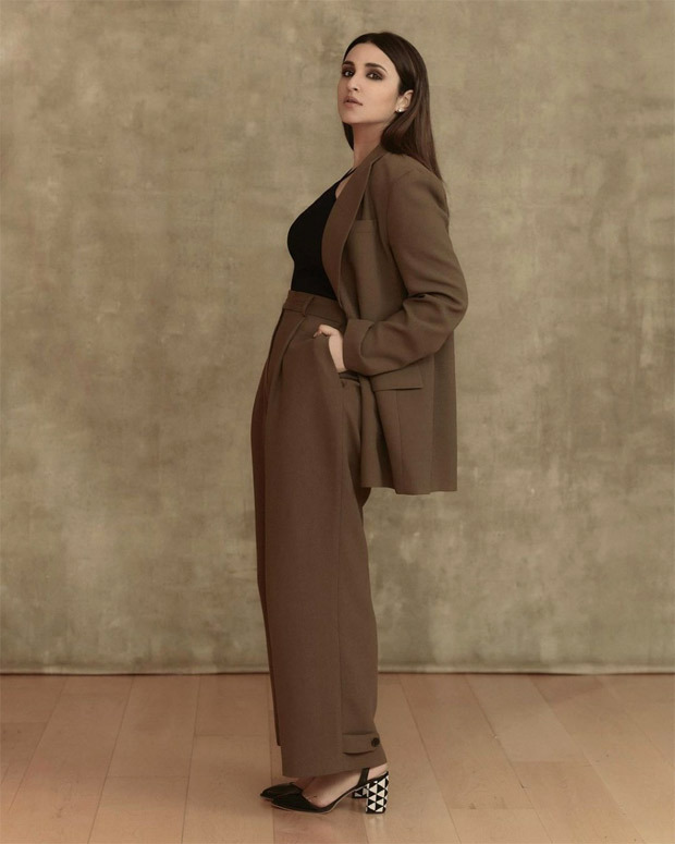 Parineeti Chopra aces the power dressing in pantsuit with smokey eye glam for The Girl On The Train promotions