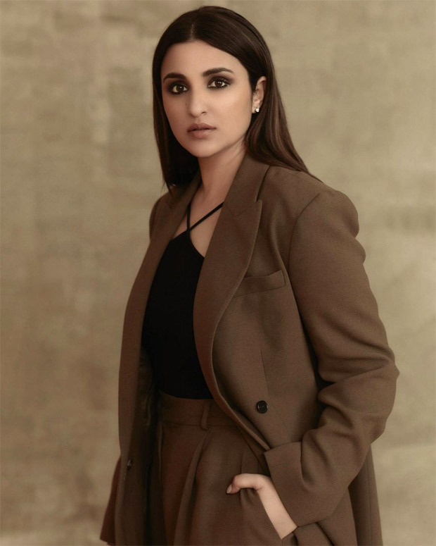 Parineeti Chopra aces the power dressing in pantsuit with smokey eye glam for The Girl On The Train promotions