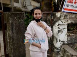 Photos: Ameesha Patel and Natasha Dalal snapped at Kromakay salon in Juhu