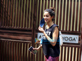 Photos: Ananya Panday spotted at Anshuka yoga