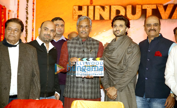 photos cm trivendra singh rawat at mahurat clap of karan razdans hindutva 4