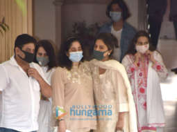 Photos: Celebs attend the late Rajiv Kapoor’s chautha in Chembur