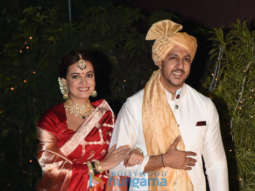 Photos: Dia Mirza and Vaibhav Rekhi pose for the paparazzi as married couple